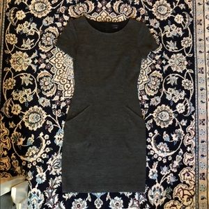 Theory gray shift dress